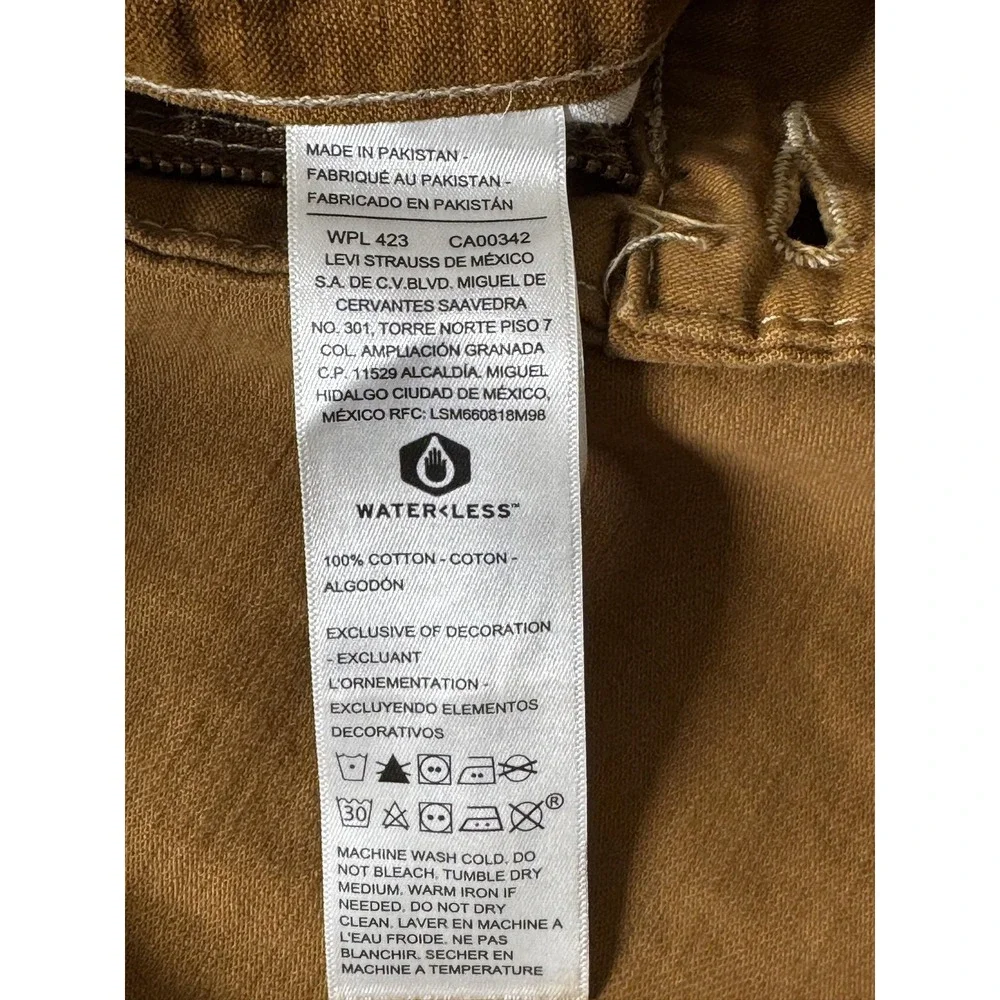 Denizen from Levi's Pants‎ Mens 38 Brown 90s Loose Straight Utility Carpenter